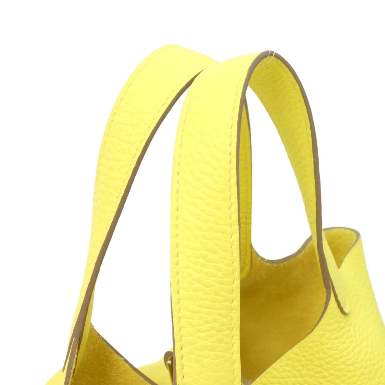 HERMES Picotin 056289CK Handbag Clemence 4