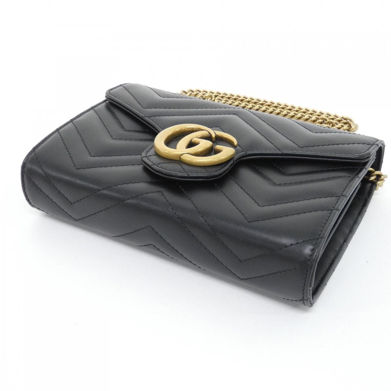 GUCCI Marmont 474575 DTD1T Shoulder Leather 3