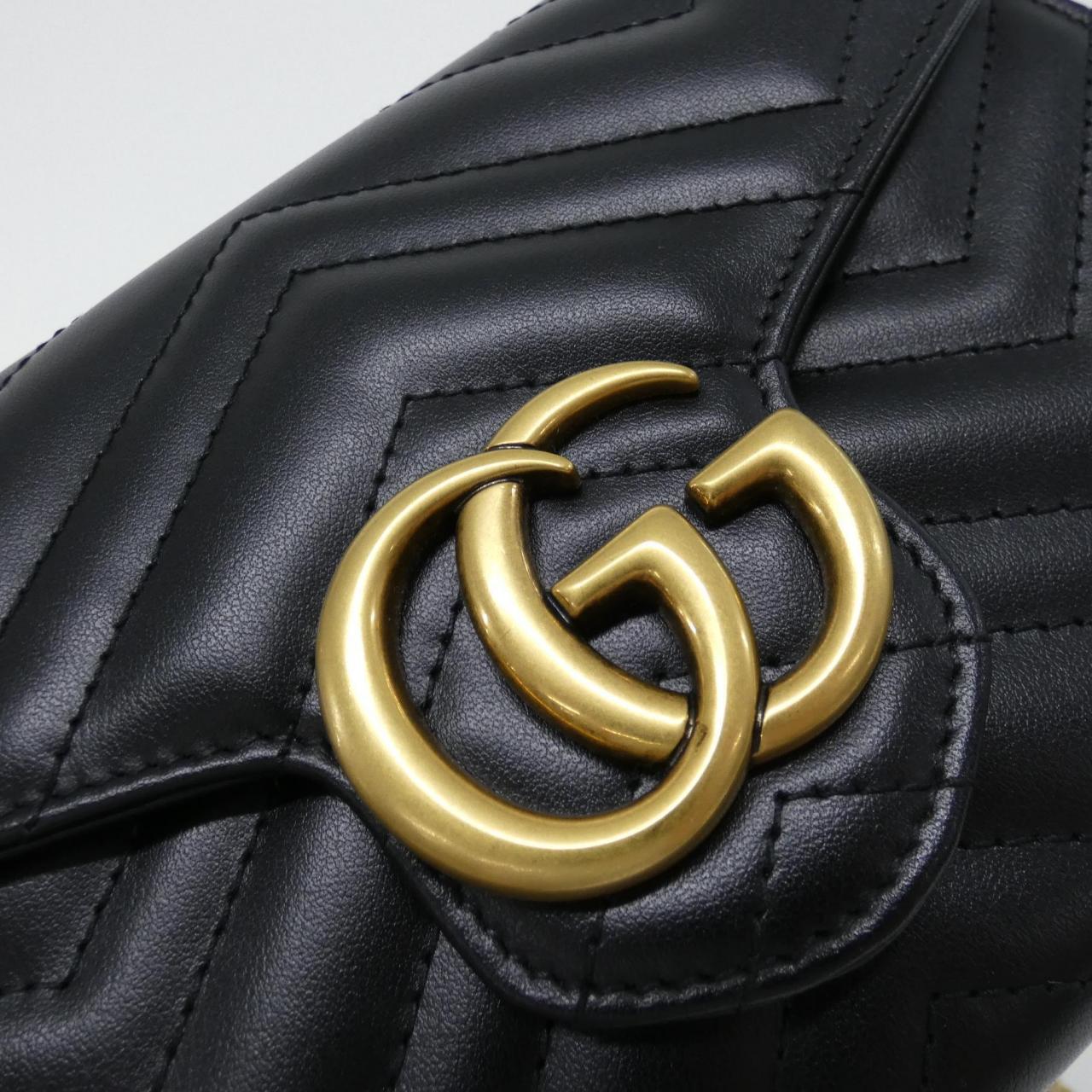 GUCCI Marmont 474575 DTD1T Shoulder Leather 4