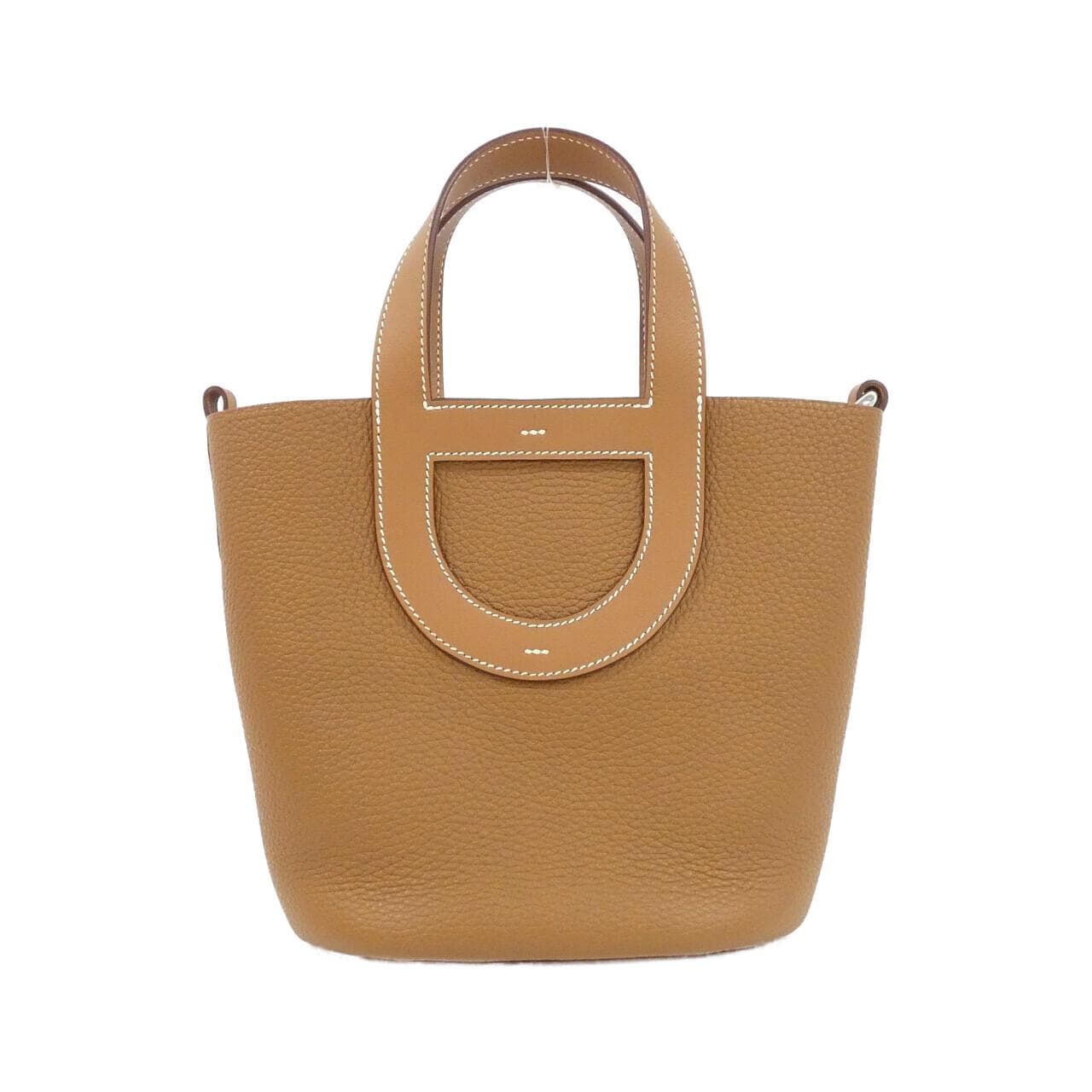 HERMES 084274CK Handbag Clemence