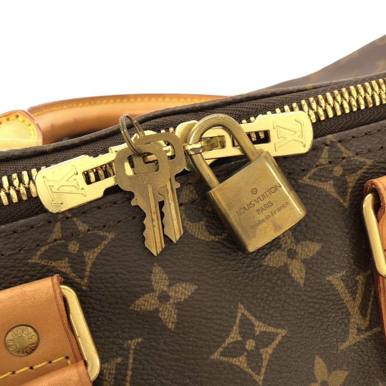LOUIS VUITTON Keepall M41428 Boston Monogram 4