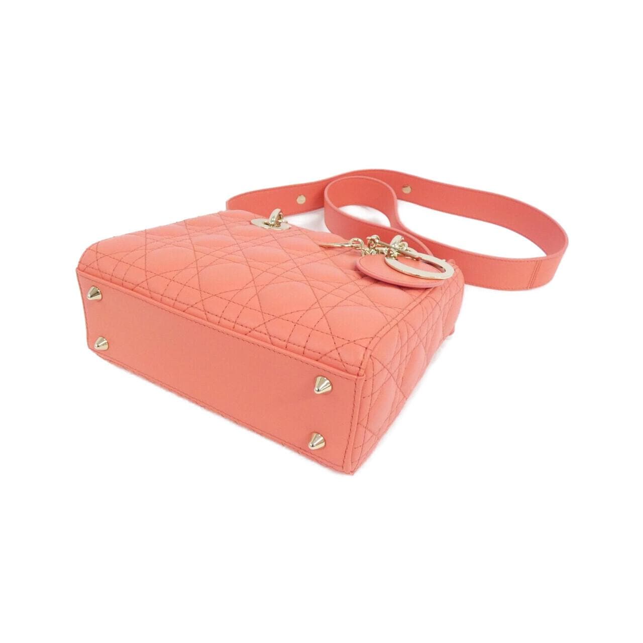 DIOR Lady Dior M0538ONGE 手提包 羊皮 3