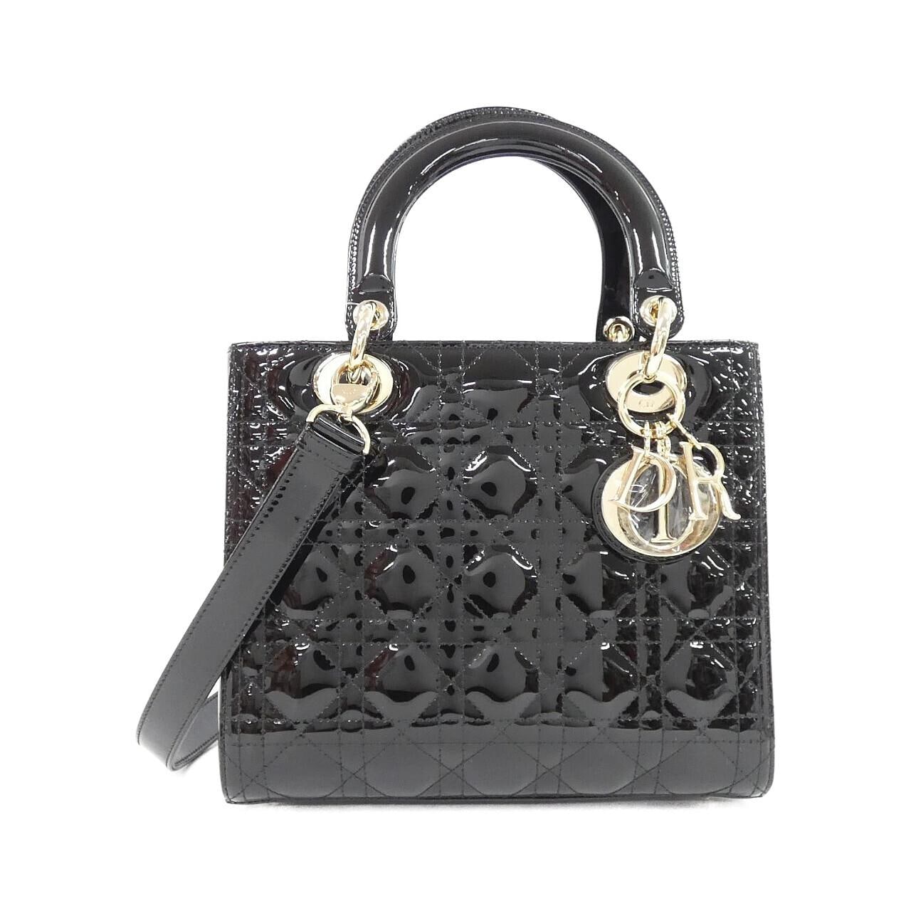 DIOR Lady Dior M0565OWCB 手提包 漆皮
