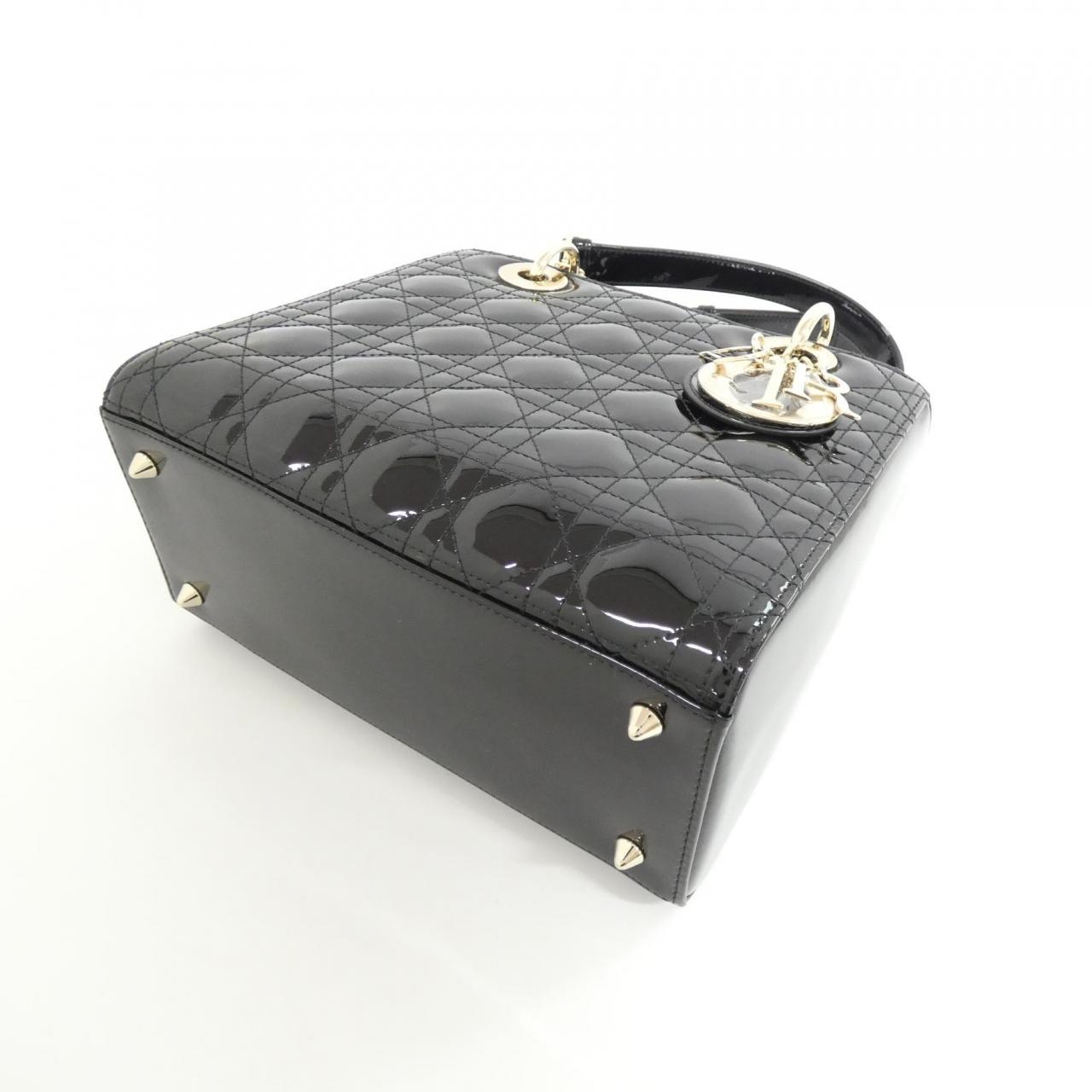 DIOR Lady Dior M0565OWCB 手提包 漆皮 3