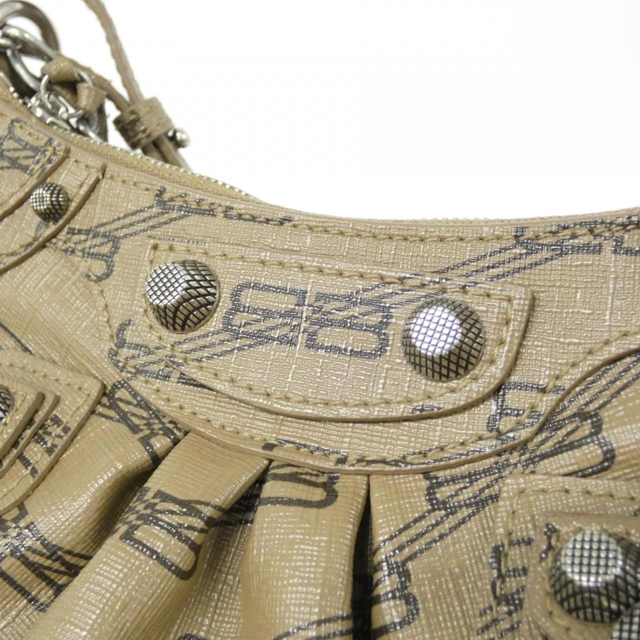 BALENCIAGA Le Cagole 695814 210E7 Shoulder Canvas 5