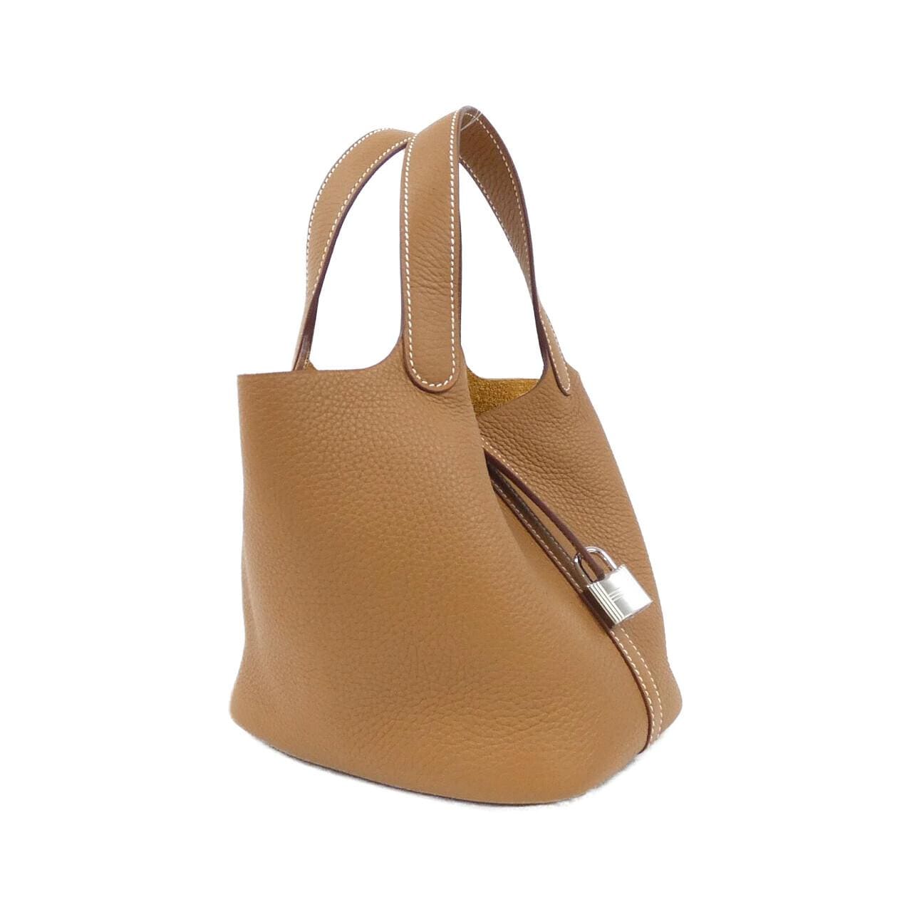 HERMES Picotin 056289CK Handbag Clemence
