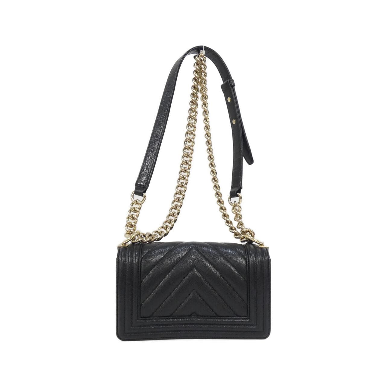 CHANEL Boy Chanel 67085 Shoulder Grained Calfskin 2