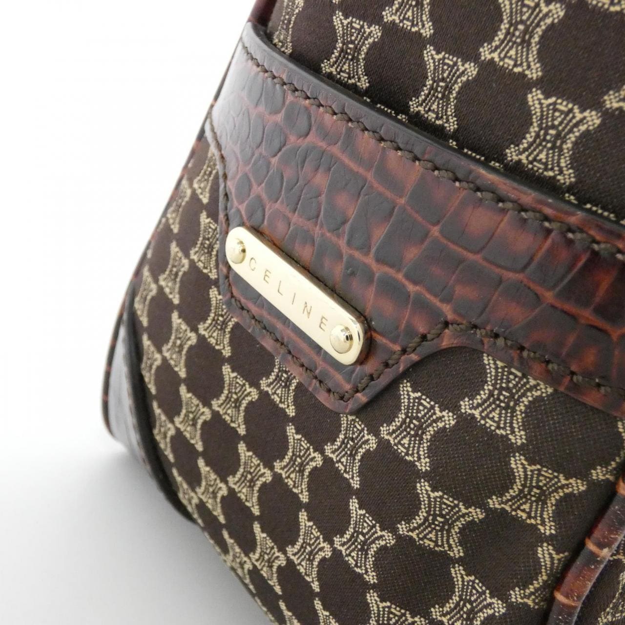 CELINE Boogie 134022BLN 手提包 帆布 3