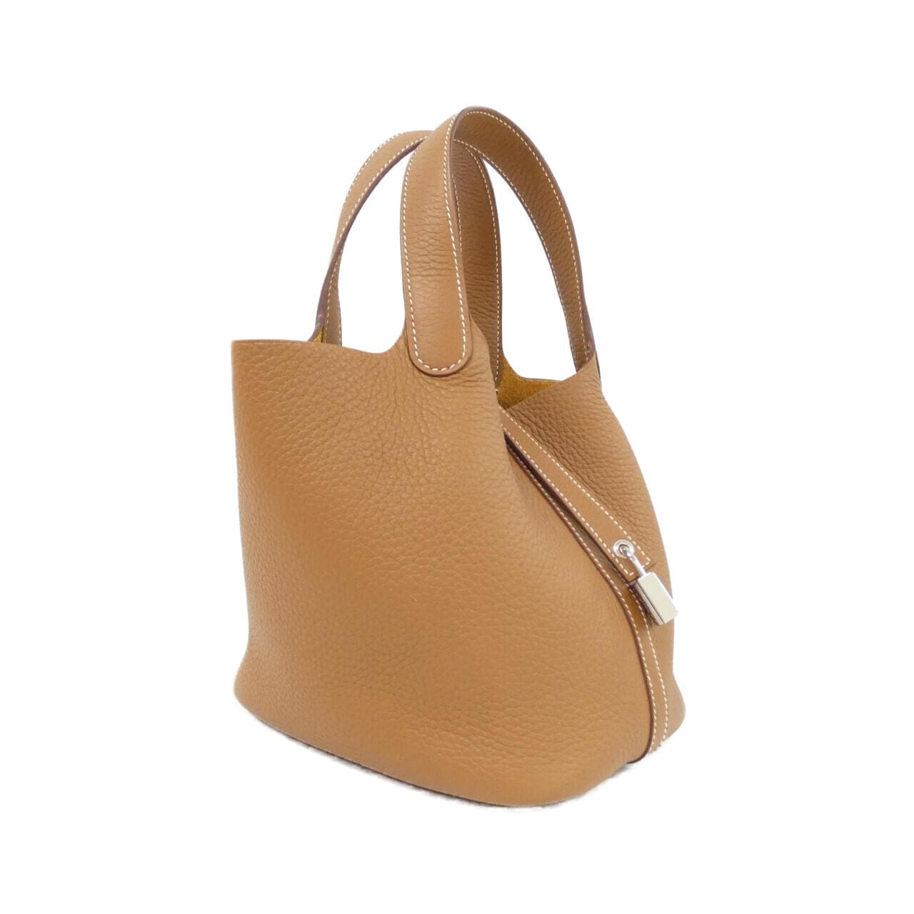 HERMES Picotin 056289CK Handbag Clemence