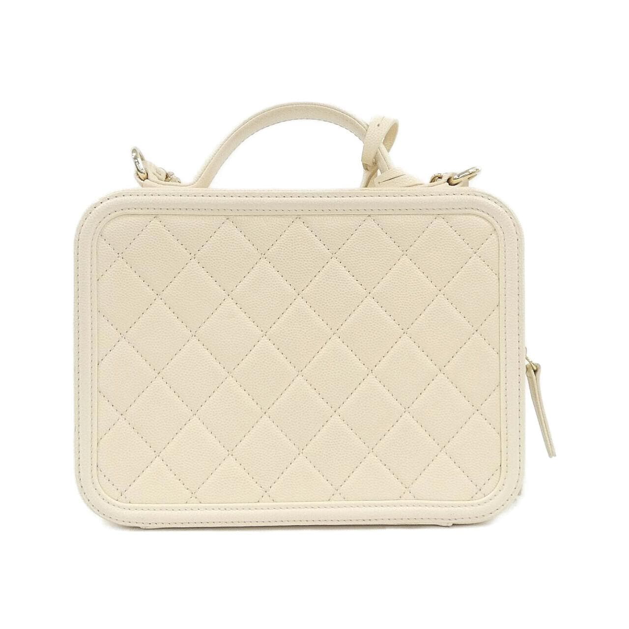 CHANEL 93343 Handbag Grained Calfskin 2