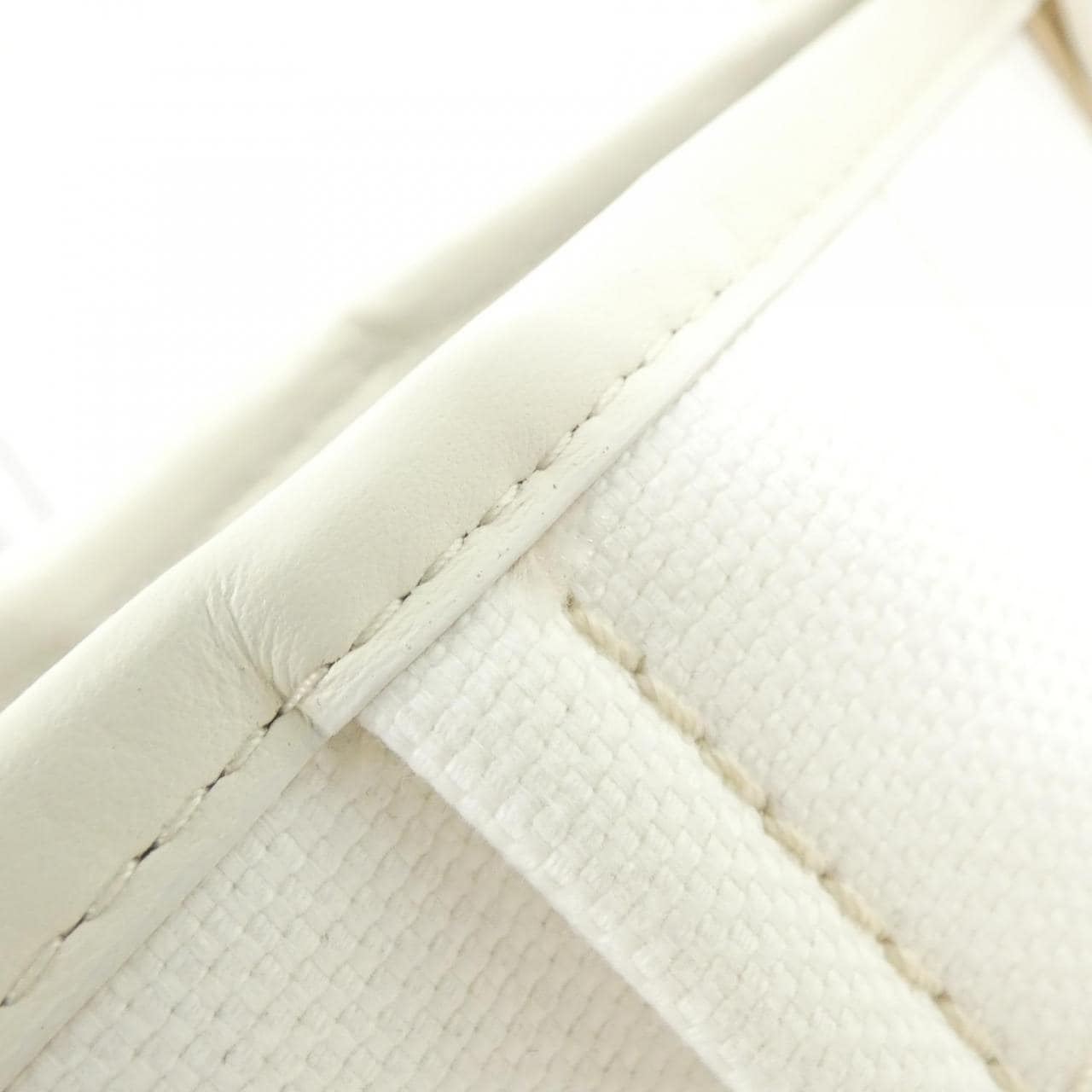 CHANEL Deauville 66941 Handbag Cotton 5