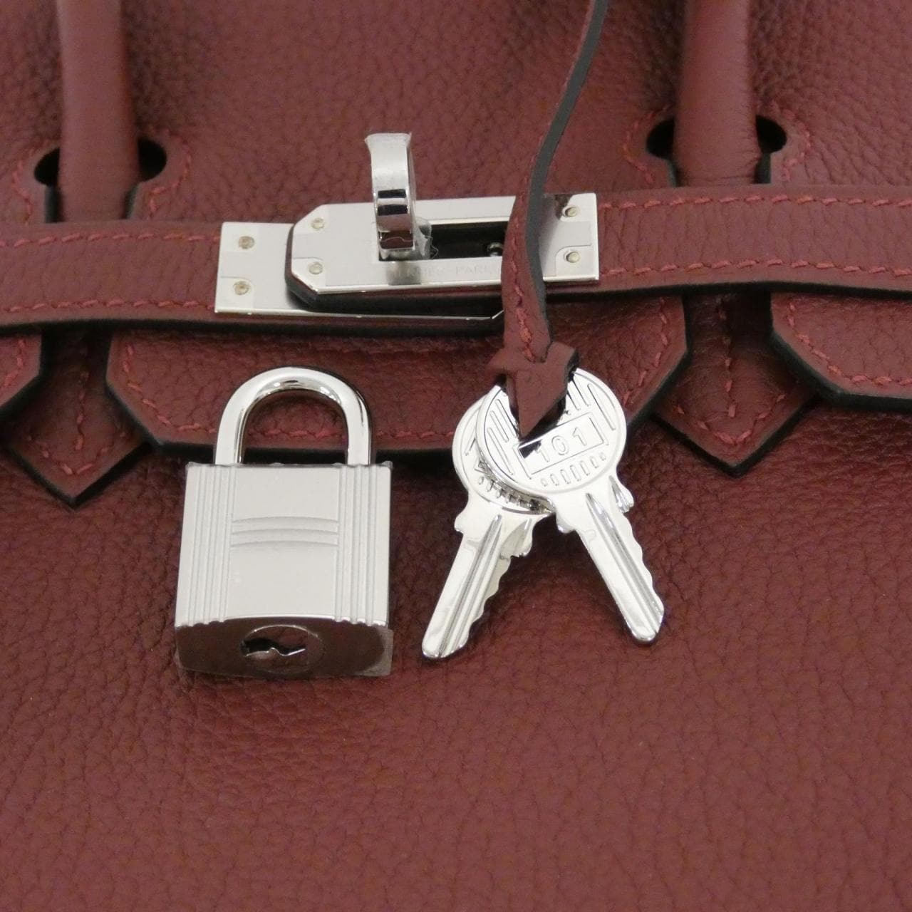 HERMES Birkin 041344CK Handbag Togo 4