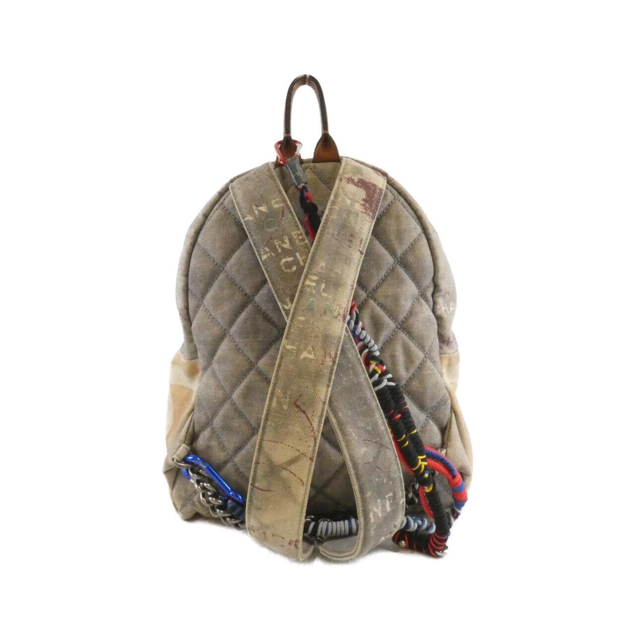 CHANEL 92352 Backpack Canvas 2