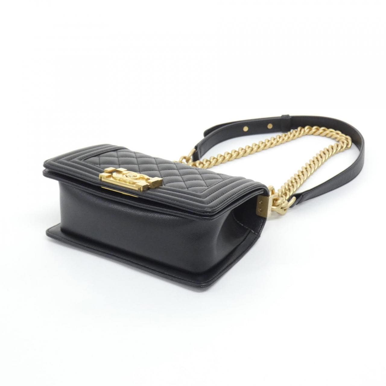 CHANEL Boy Chanel 67085 Shoulder Grained Calfskin 3