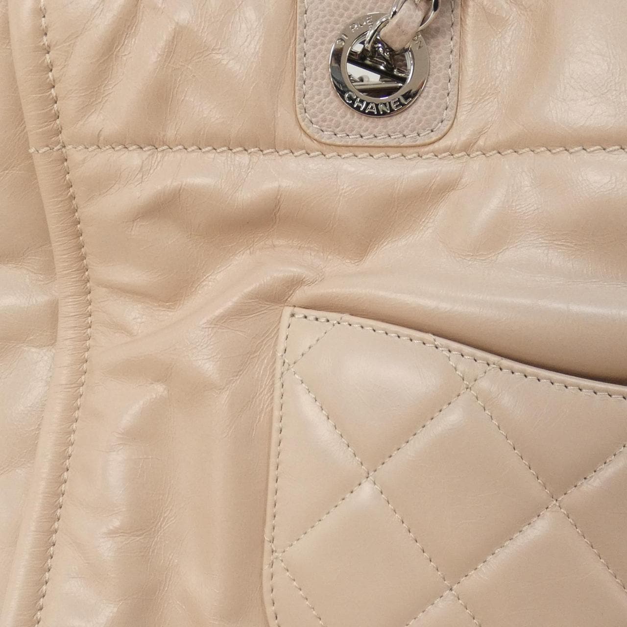 CHANEL Deauville 93257 Handbag Caviar Leather 5