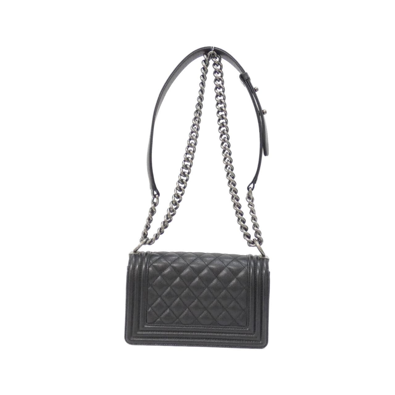 CHANEL Boy Chanel 67085 Shoulder Grained Calfskin 2