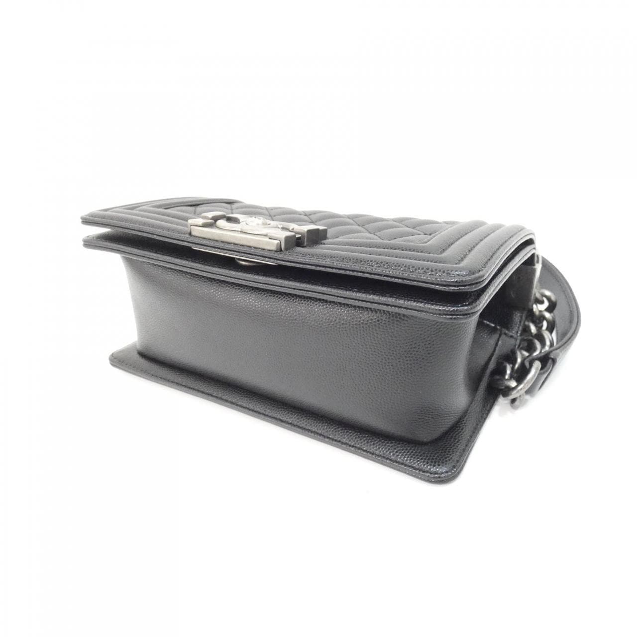 CHANEL Boy Chanel 67085 Shoulder Grained Calfskin 3