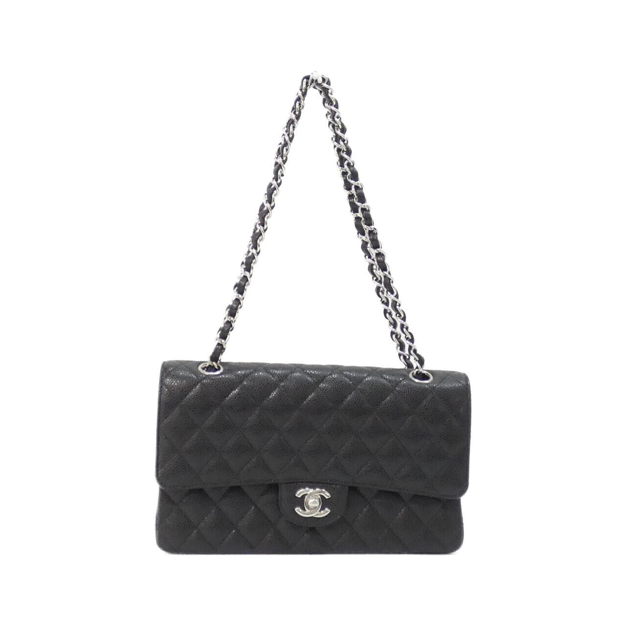 CHANEL Matelasse 1112 Shoulder Grained Calfskin