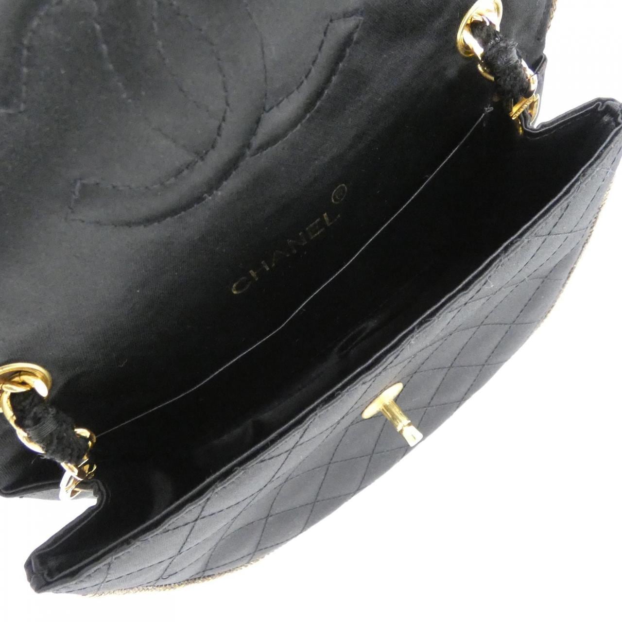CHANEL 肩背包 緞面 5