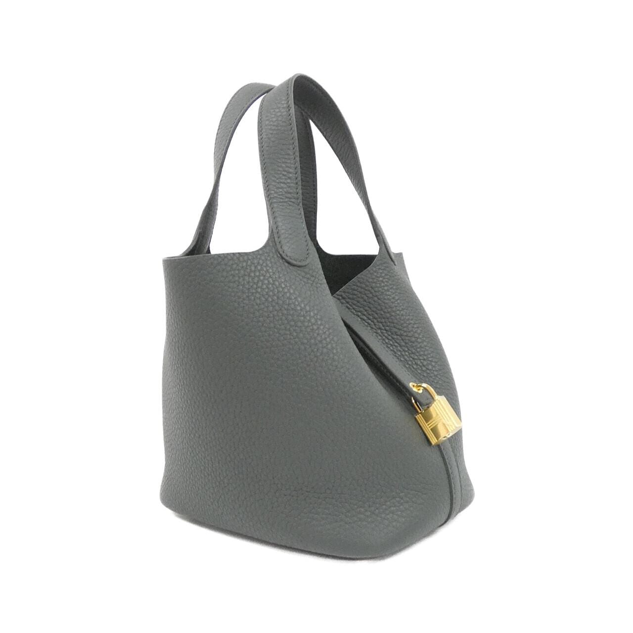 HERMES Picotin 056289CC Handbag Clemence