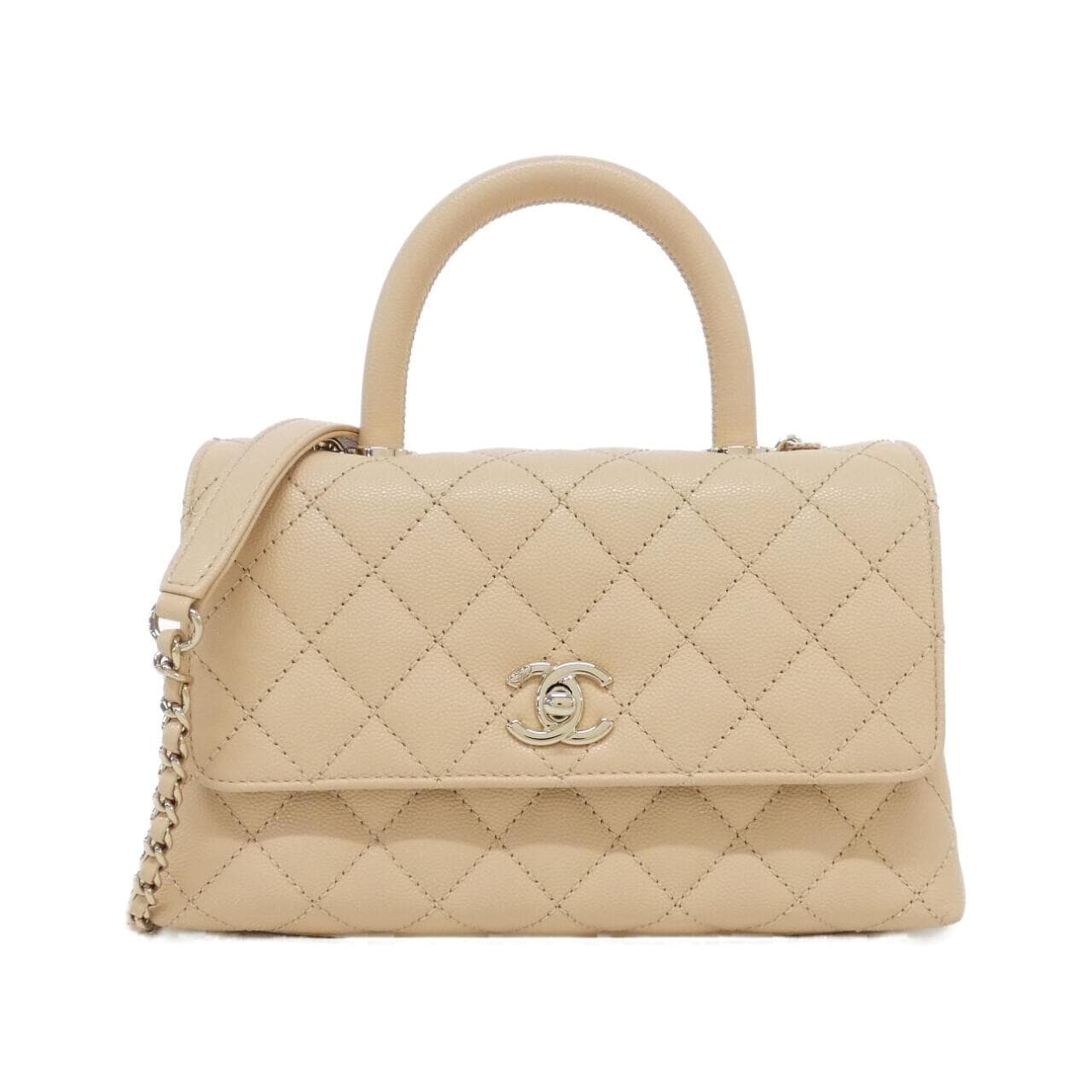 CHANEL Matelasse 92990 Handbag Grained Calfskin