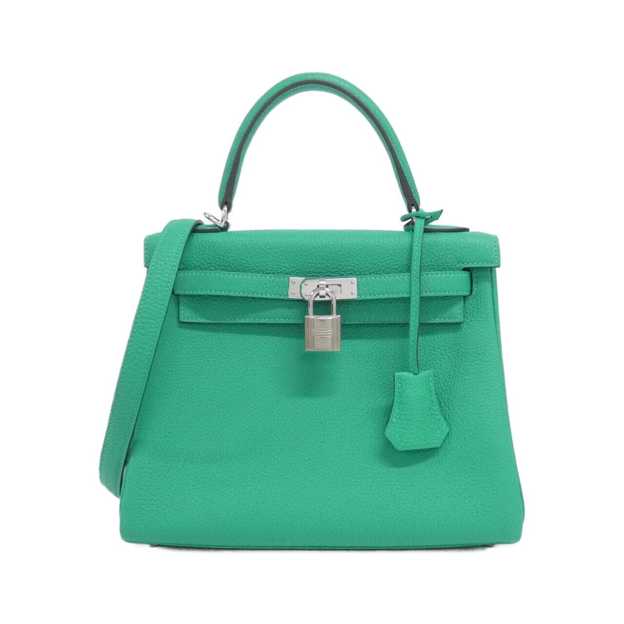 HERMES Kelly 044624CK Handbag Togo