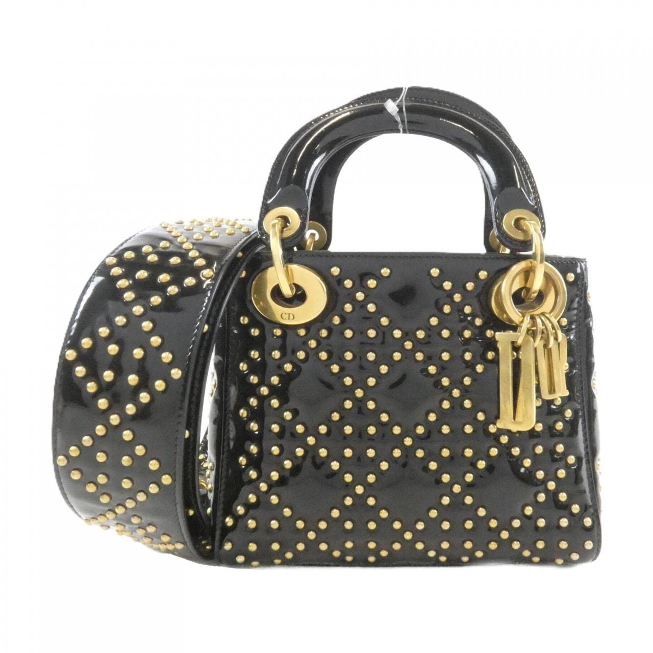 DIOR Lady Dior 手提包 漆皮