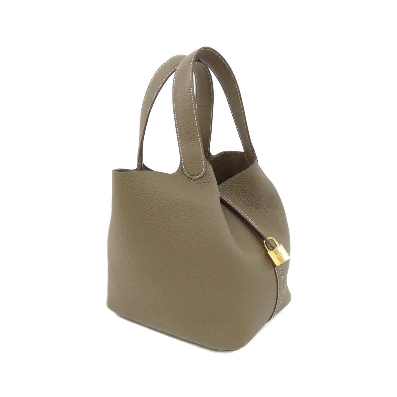 HERMES Picotin 060991CC Handbag Clemence