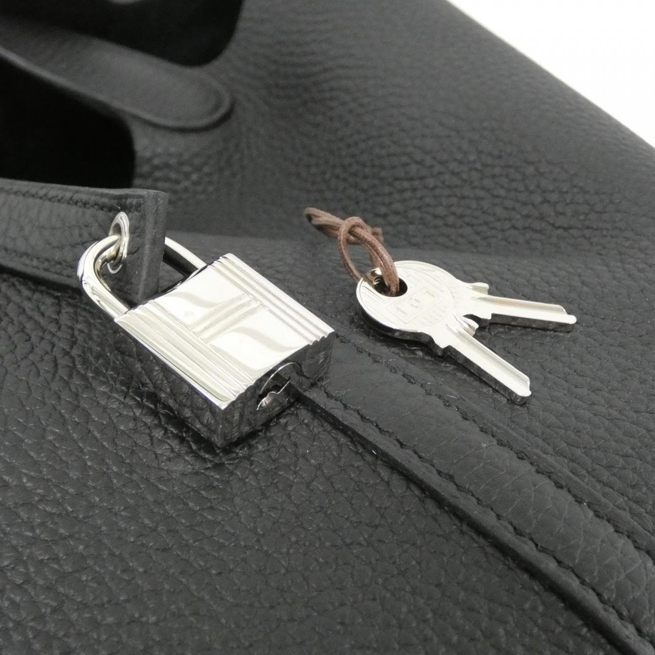 HERMES Picotin 060991CK Handbag Clemence 3