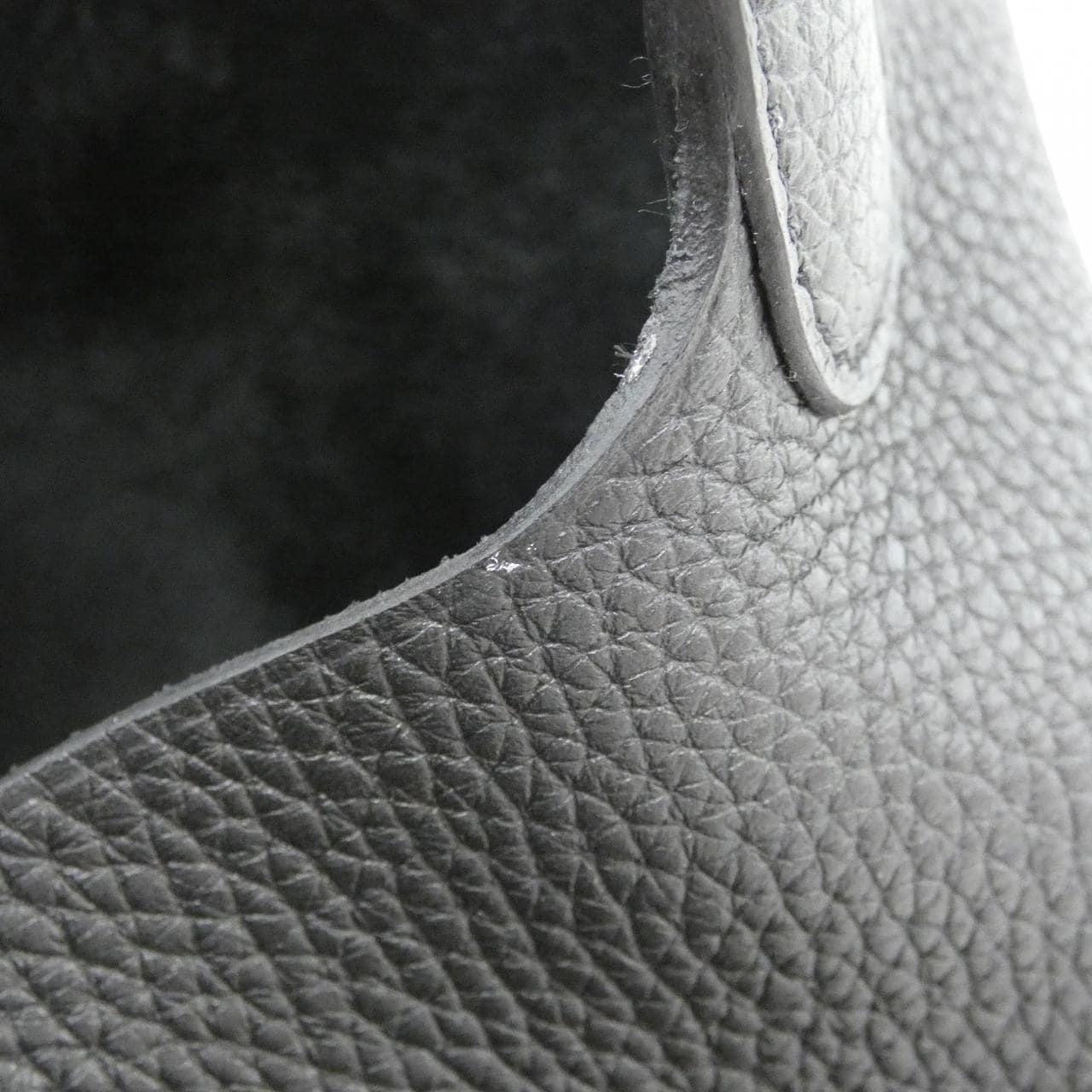 HERMES Picotin 060991CK Handbag Clemence 4