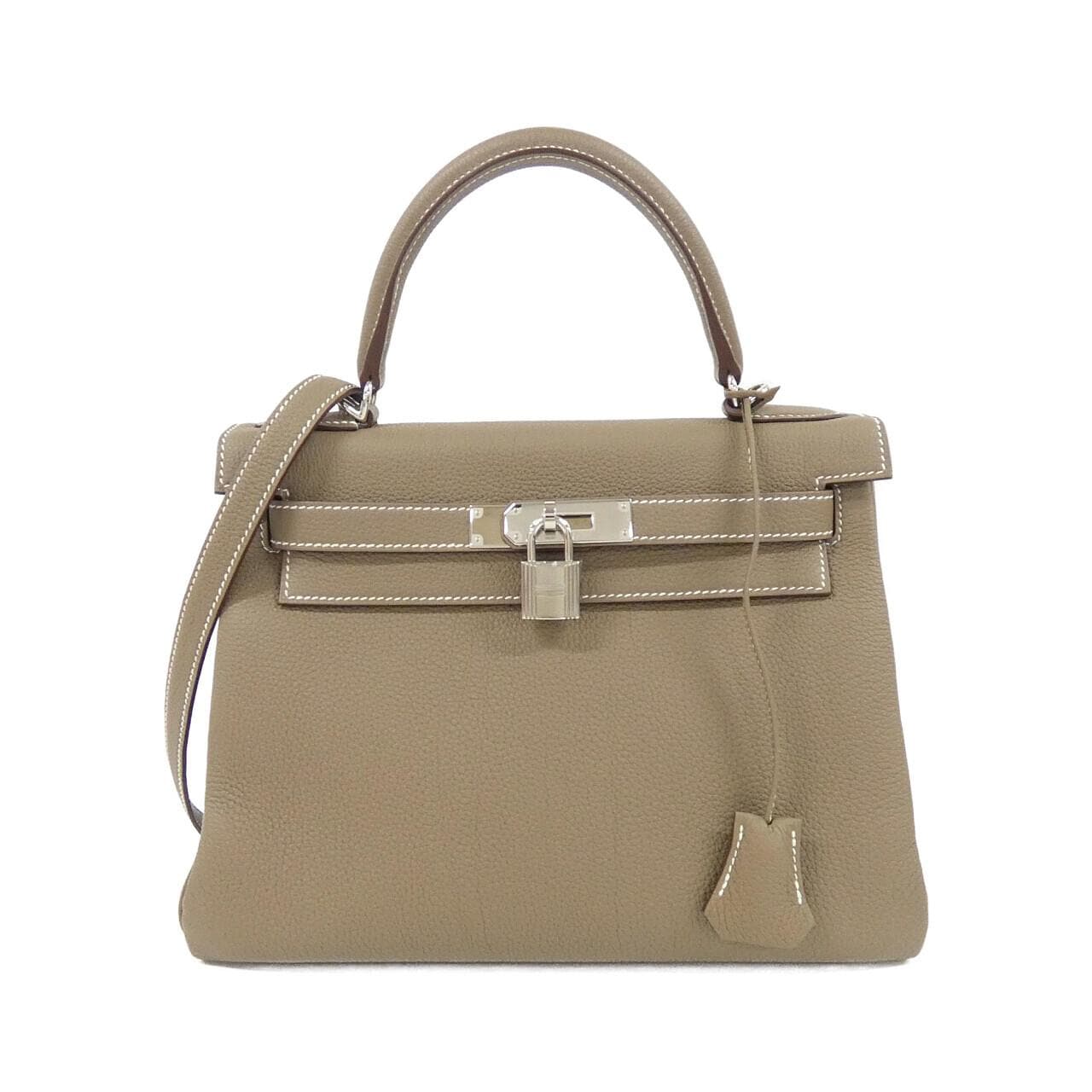 HERMES Kelly 030931CK Handbag Togo