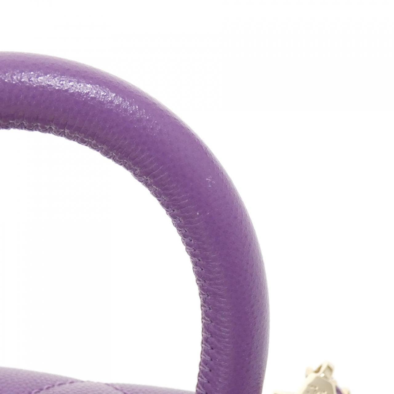CHANEL Coco Handle AS2215 Handbag Grained Calfskin 5