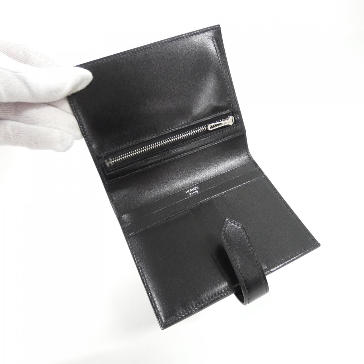 HERMES 083080CH Wallet Box Calf 5