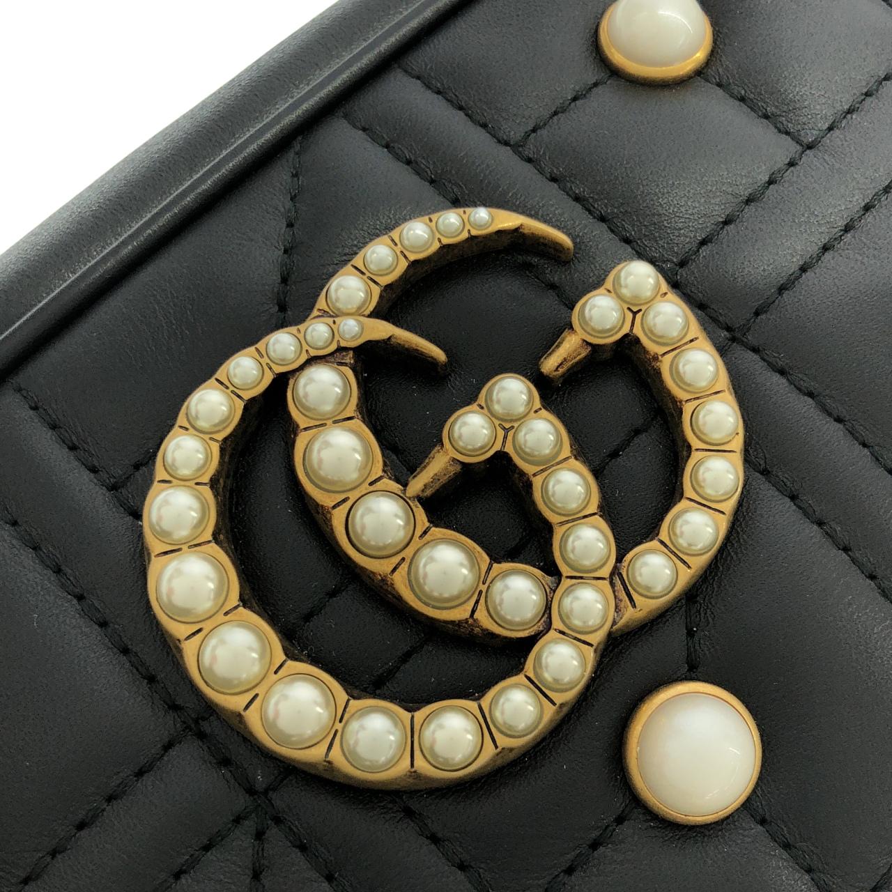 GUCCI Marmont 447632 DRWYT Shoulder Leather 4