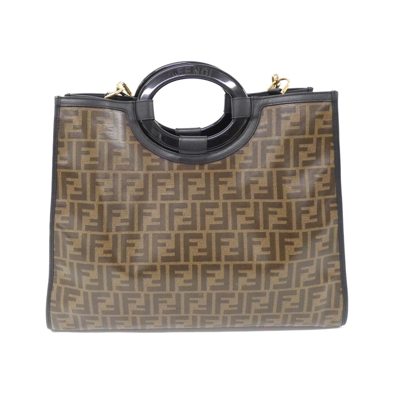 FENDI Sunshine Shopper 8BH360 A86N Handbag Canvas 2