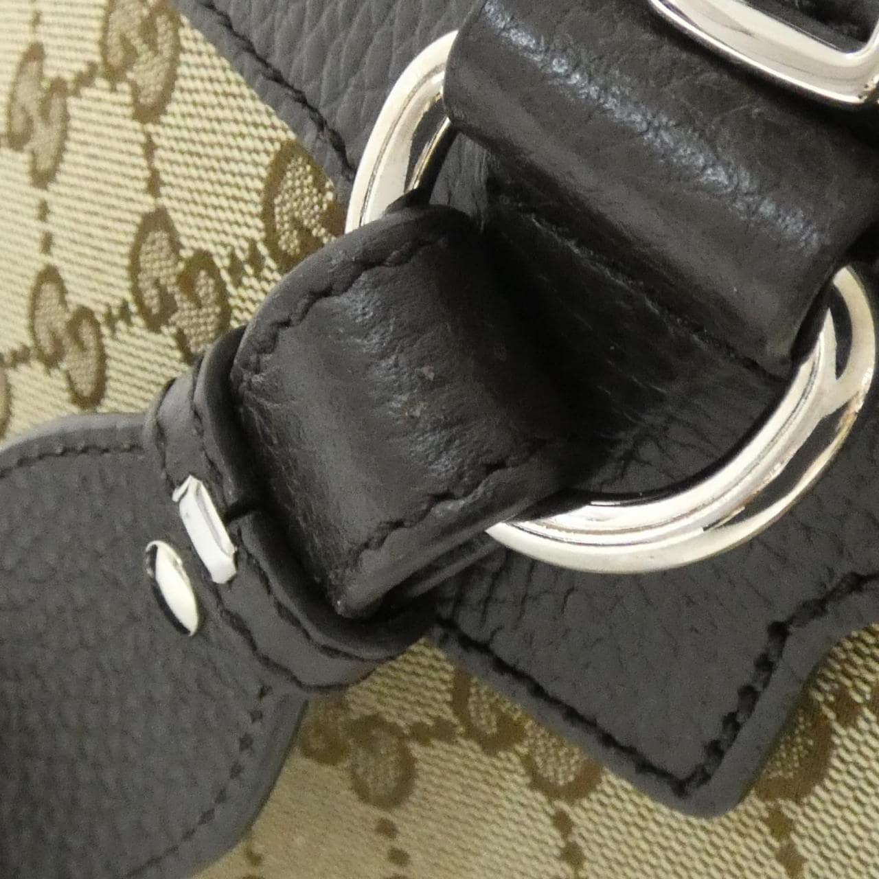 GUCCI 610105 KY9KN 波士頓包 帆布 5