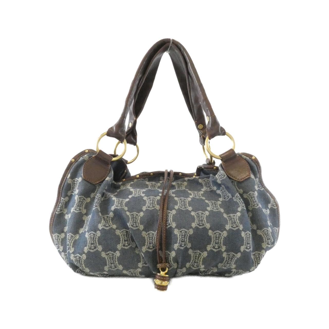 CELINE 159852MAC 肩背包 牛仔布