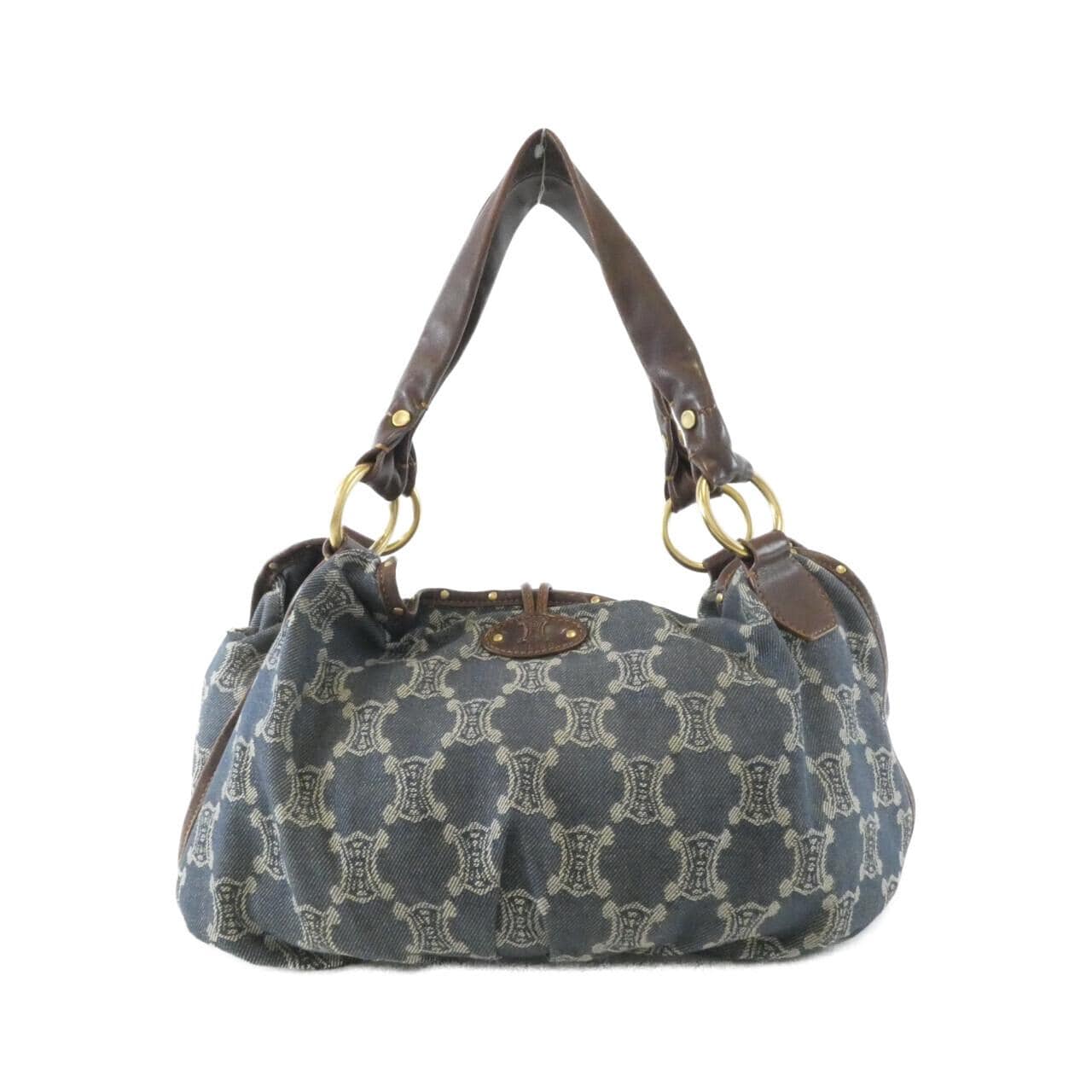 CELINE 159852MAC 肩背包 牛仔布 2