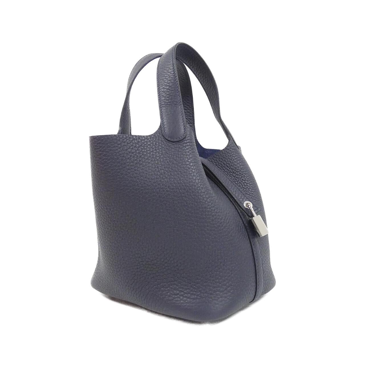 HERMES Picotin 056289CK Handbag Clemence