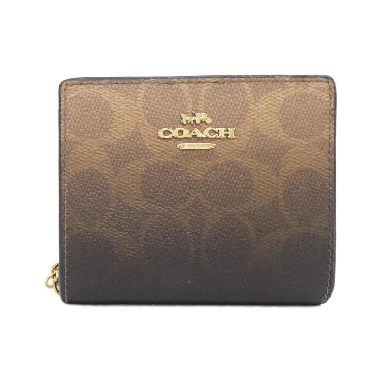 COACH CEC36 銀包 帆布