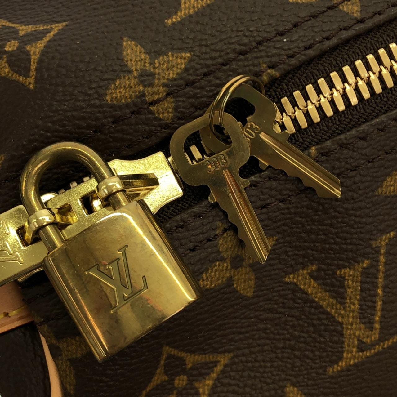 LOUIS VUITTON Keepall M41412 波士頓包 Monogram 3
