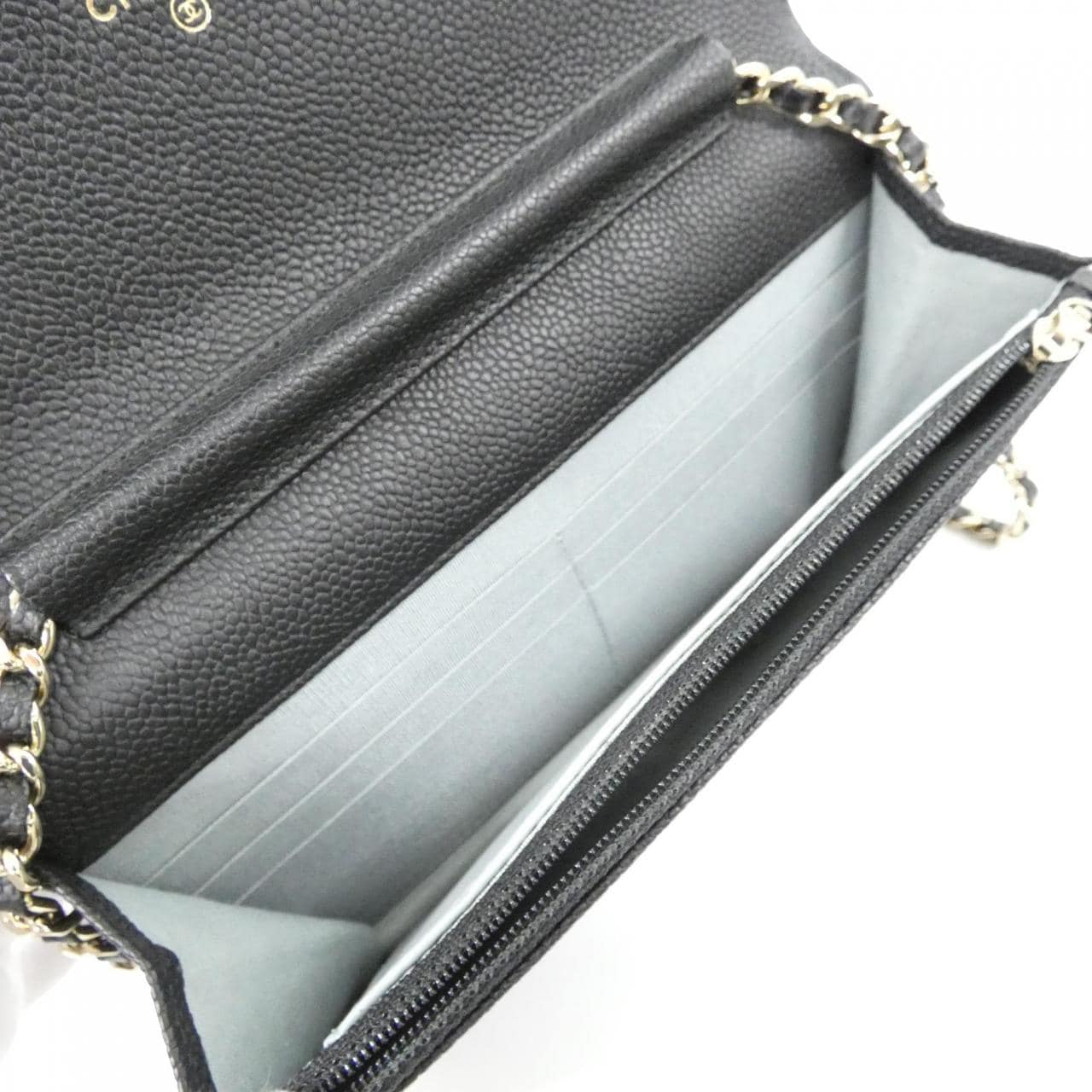CHANEL 84410 Wallet Grained Calfskin 8