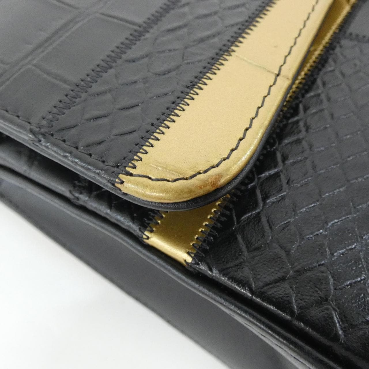 CHANEL Matelasse 1112 肩背包 鱷魚皮 5
