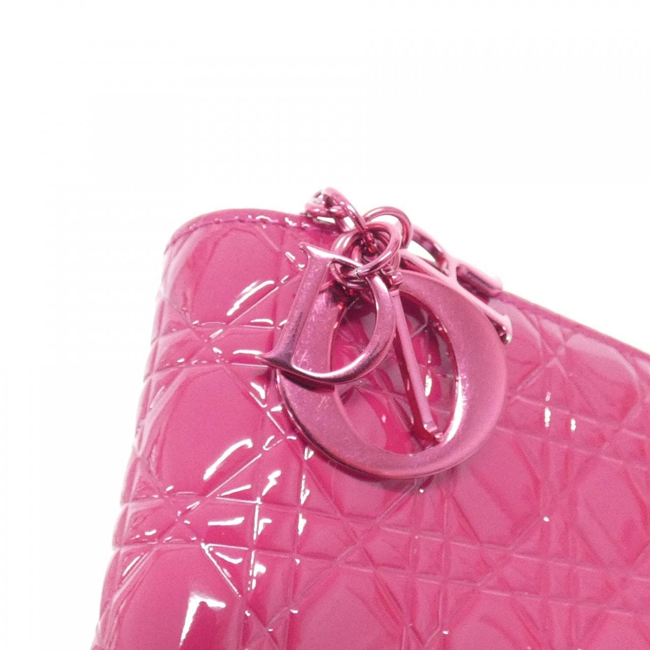 DIOR Lady Dior S0646PVCB 銀包 漆皮 4