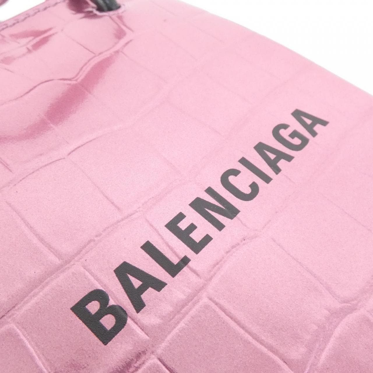 BALENCIAGA Hourglass 593826 1S4DN 手提包 皮革 4