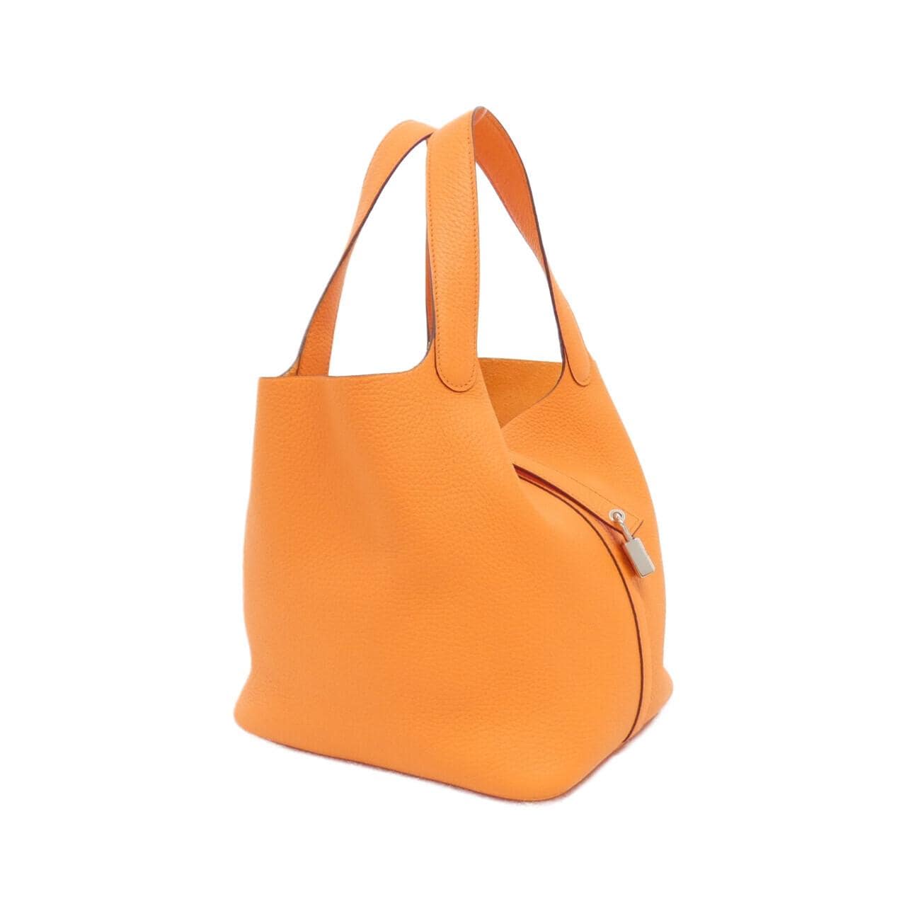 HERMES Picotin 060991CK Handbag Clemence