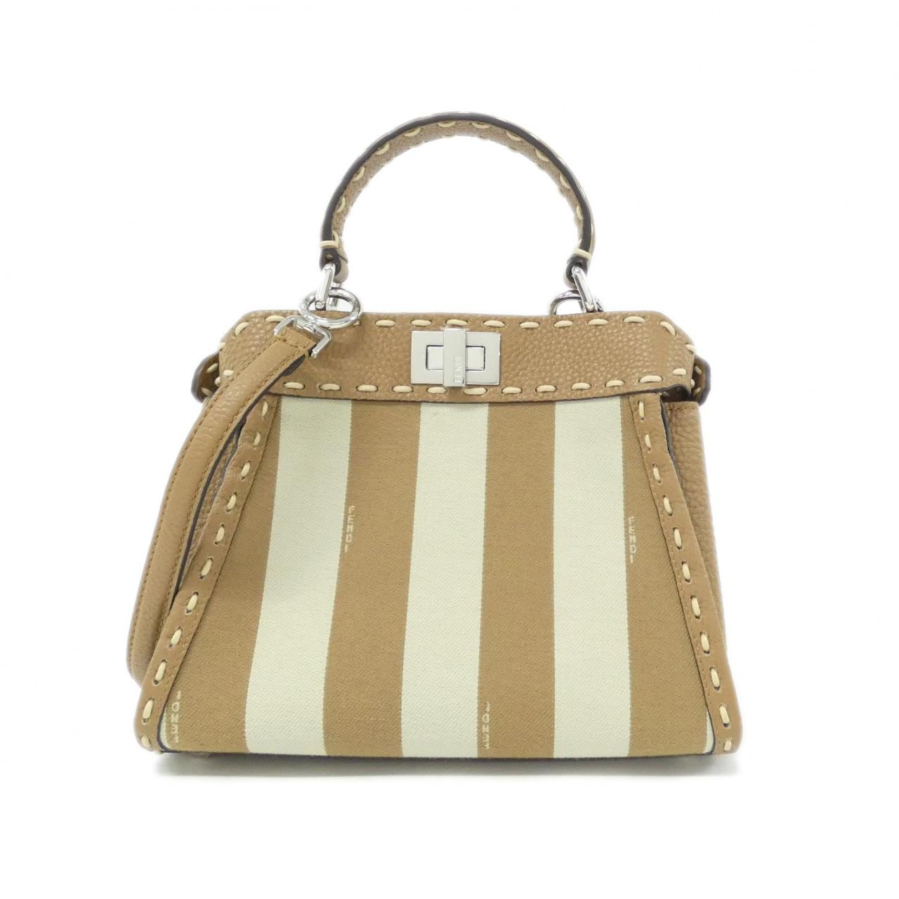 FENDI Peekaboo 8BN244 AOVG 手提包 帆布