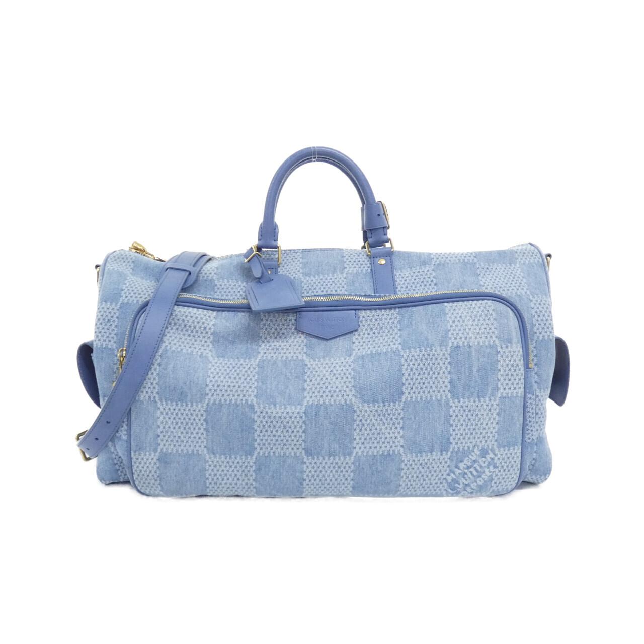 LOUIS VUITTON Keepall N00197 波士頓包 牛仔布