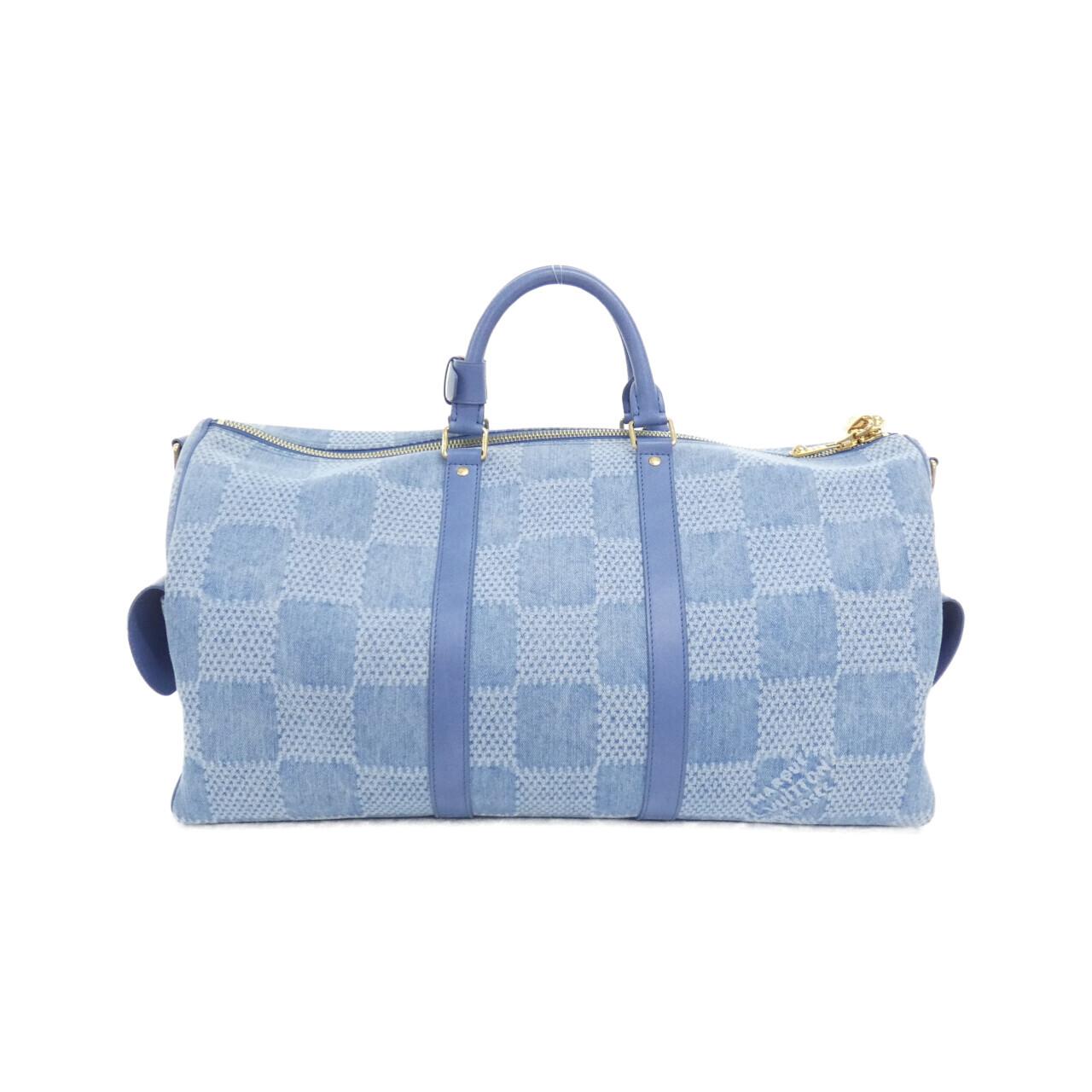 LOUIS VUITTON Keepall N00197 波士頓包 牛仔布 2