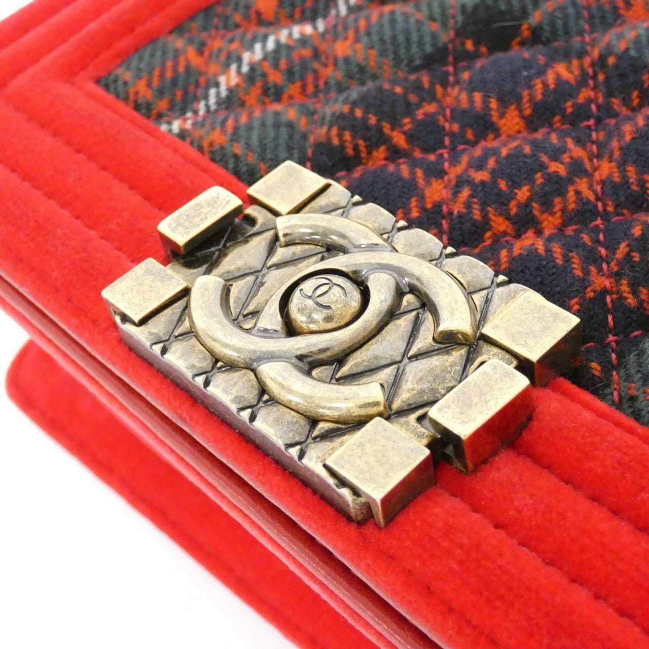 CHANEL Boy Chanel 67774 肩背包 帆布 5